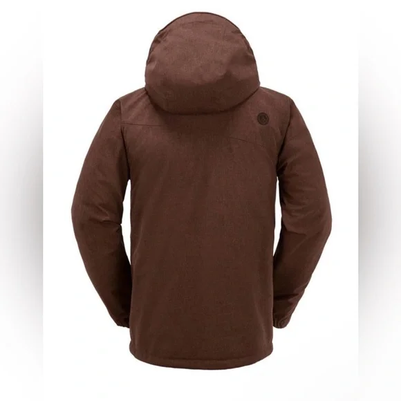Men’s Volcom Mails Ins Jacket Near to New Condition no Flaws Brown Size Medium - Picture 2 of 14